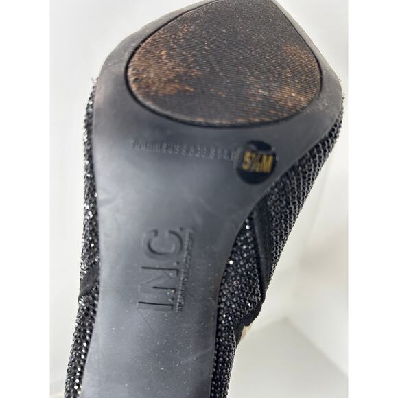 INC International Concepts Iresa Jeweled Western Knee High Boot Cream Women 5.5M - Picture 9 of 13